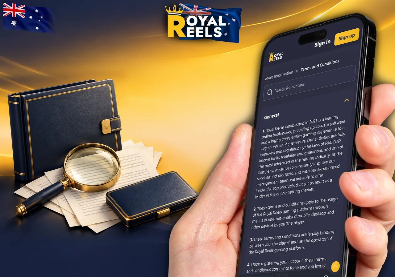 Terms explain account rules, bonus conditions and player obligations before wagering.